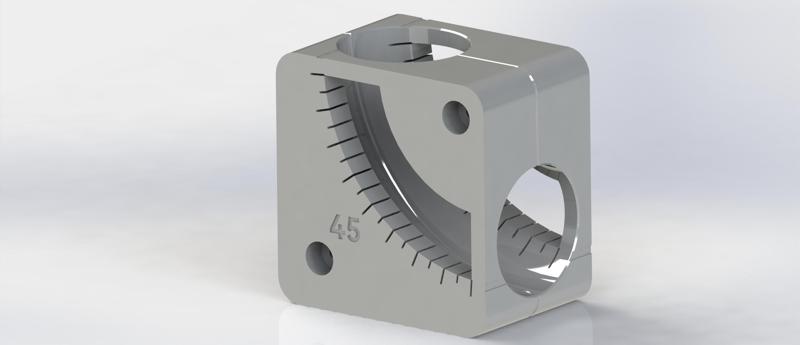 3" 76.2mm 90°, 45° and from 5° to 5° Bend Cut Jig / elbow