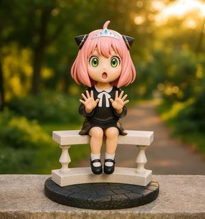 Chibi Anya Forger Sitting Figure - Spy x Family STL