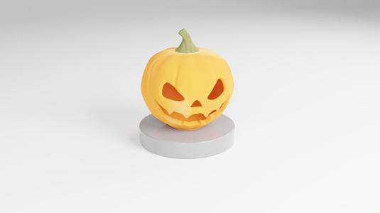 Halloween Pumpkin Figurine - 3D Printable Model