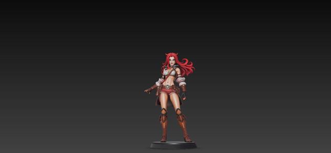 Katarina-Inspired Figurine – League of Legends Fan Art