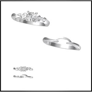 JCD Format Minimalist bridal set rings 3d jewelry cad