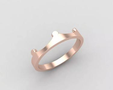 Minimal crown ring 119-MW
