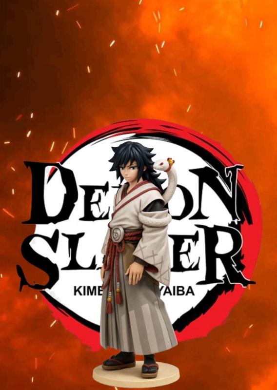🌊 3D Figure Giyu Tomioka - Demon Slayer (Kimetsu no Yaiba)