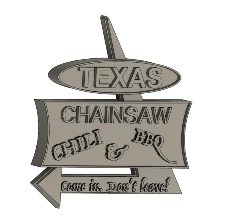 TEXAS RESTARAUNT SIGN
