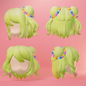 Morinaka Kazaki(Nijisanji) Ob11 Nendoroid Hair STL File