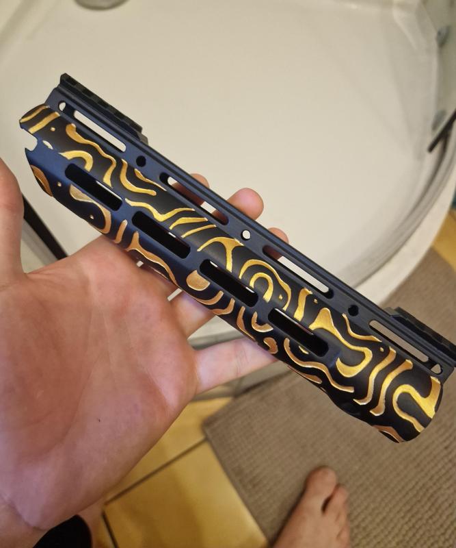 Airsoft 416 Handguard Psychedelic