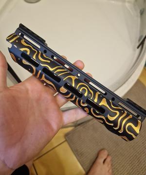 Airsoft 416 Handguard Psychedelic