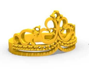 Flower crown ring AD0010