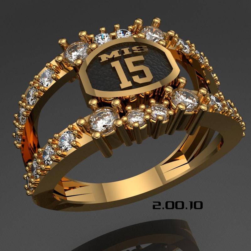 anillo mis 15 dos aros