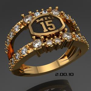 anillo mis 15 dos aros