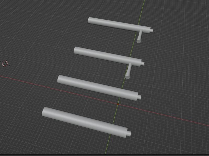 AMT 57 Chevy Bel Air Steering Shaft  Replacement Scale Model Car Parts