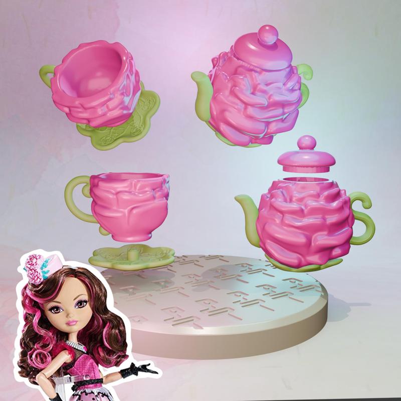 Ever After High Hat-Tastic Party Briar Beauty doll tea set replacement