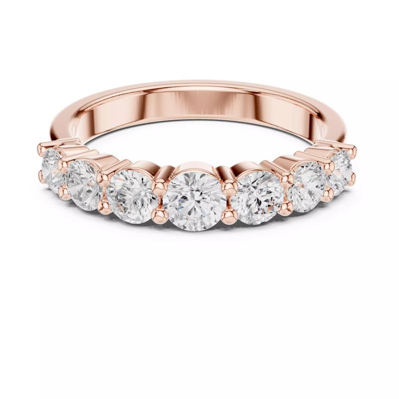 Round Cut Diamond Stackable Wedding Band 3DM STL Video