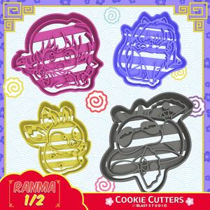 Ranma 1/2 Cookie Cutters 2