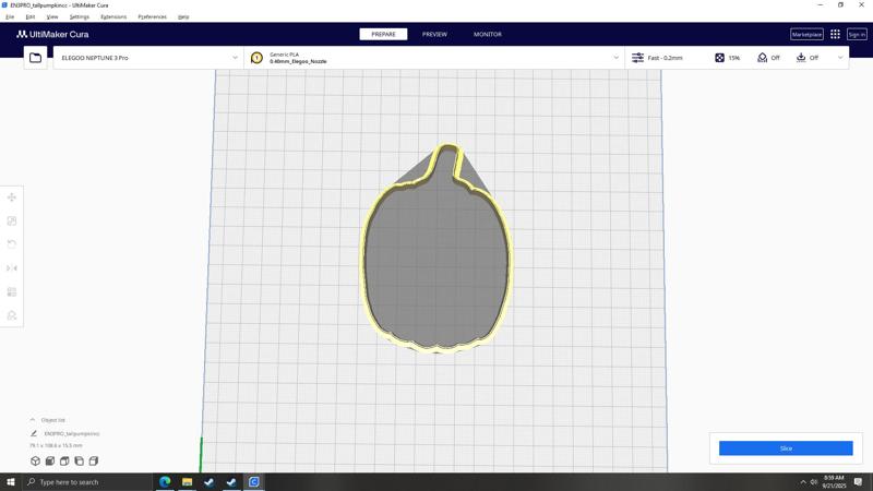 Tall Pumpkin Cookie Cutter