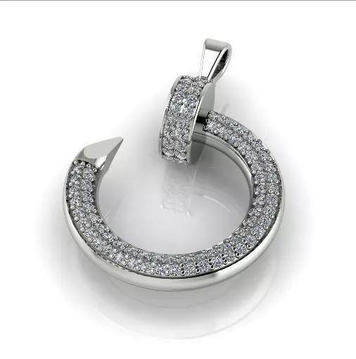 Carnation pendant N013061