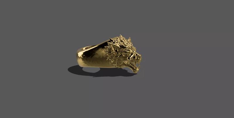 scarface wolf ring