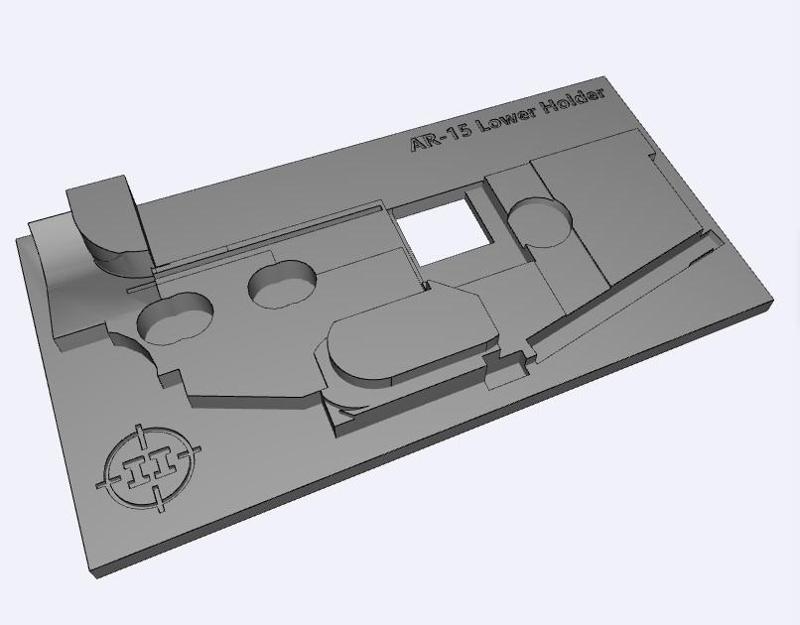 AR Lower - Laser Engraving Jig/Mold