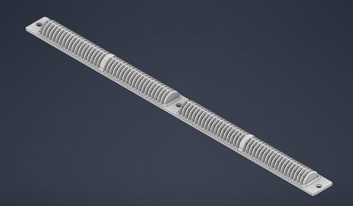 Replacement Window Trickle Vent (360 mm, 175 mm hole pitch)
