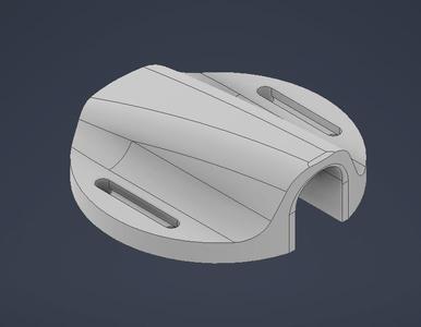 Adhesive Microphone / Cable Mount Clip (25 × 8 mm)