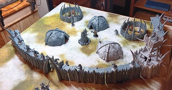 Modular Orcish or Barbarian Village and Fort