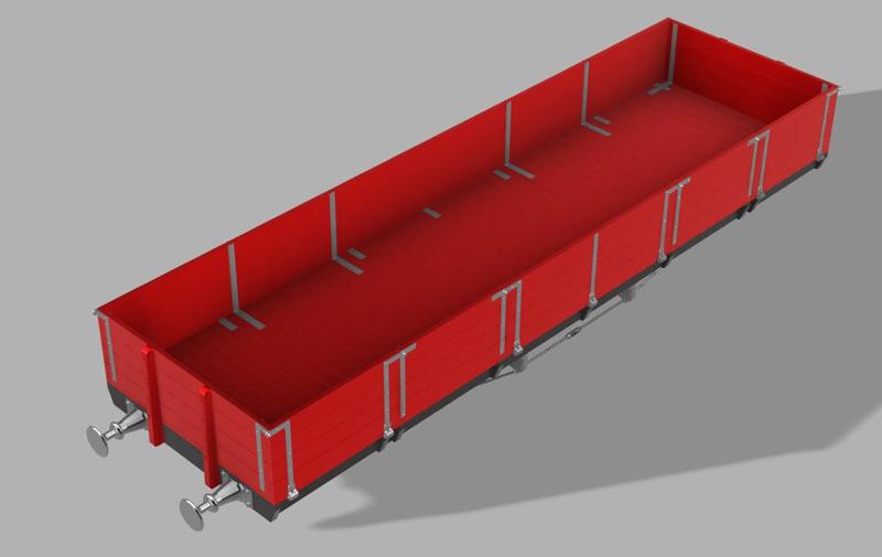 Queensland Rail 26ft Low Sided Goods Wagon H Class