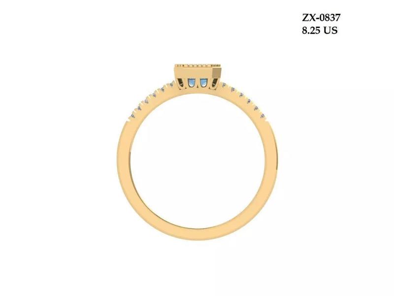 Emerald Radiant Ring