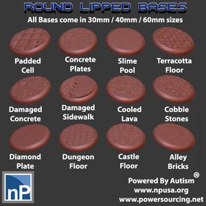 Round Lipped Bases