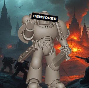 Grimdark Knight James of the left hand