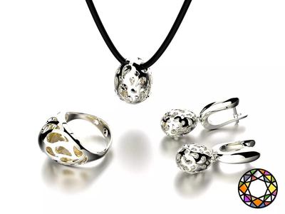 Easter eggs collection set 6 hollow 0140