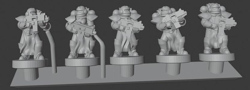 Laser Nuns - Remix - Battlesisters - 6mm