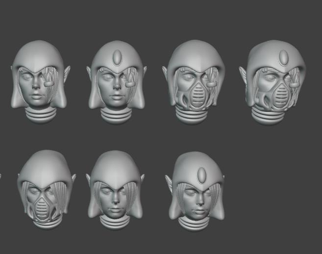 Space elf cute female hooded pack 1