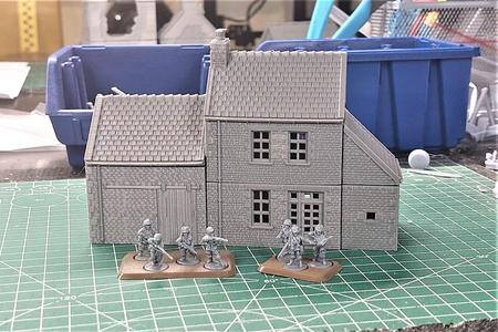 Normandy Farmhouse WW2 Wargaming Terrain