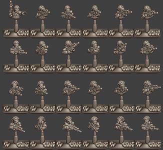 FLI Rifleman CBRN Kit Expansion Split-Core Pack (6mm Real Scale)