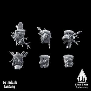 6x Backpacks for miniature-agnostic grimdark wargames