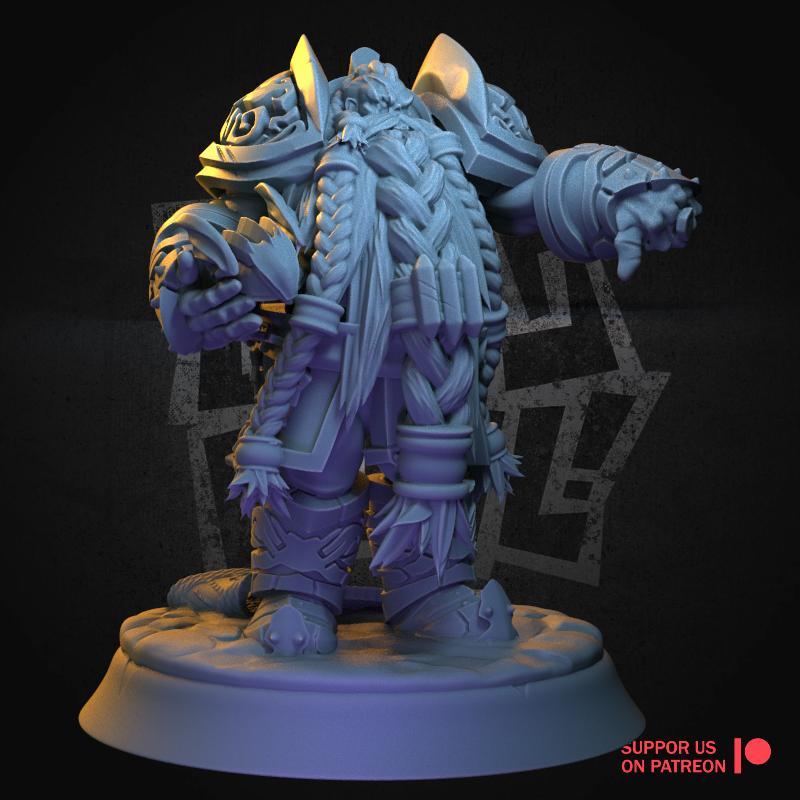 The dwarf captain.