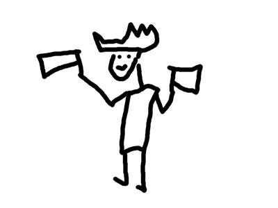 Armed butcher