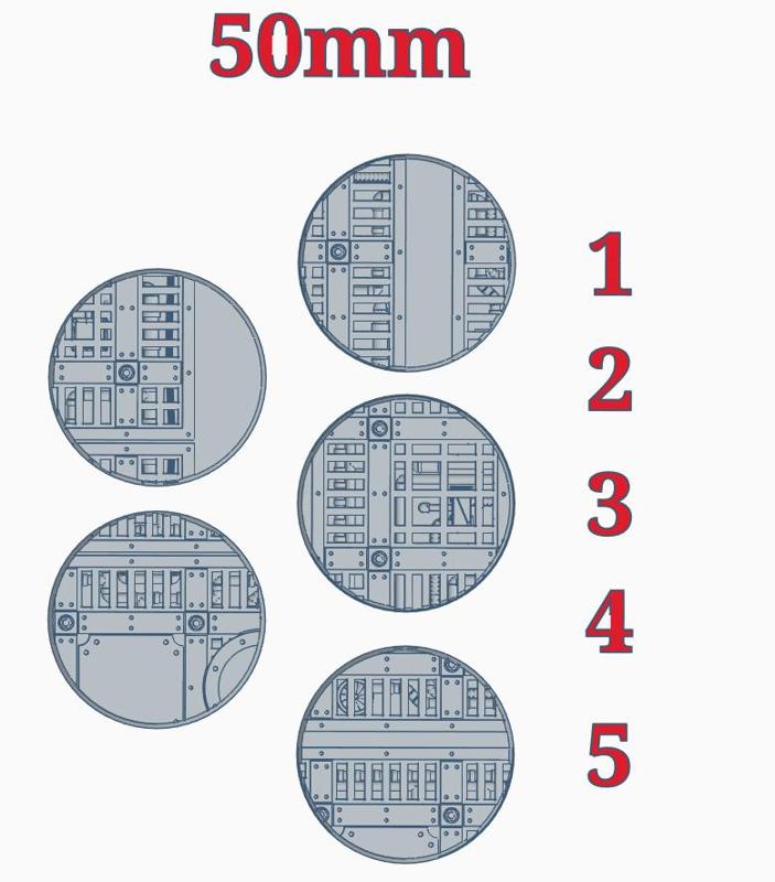 50mm bases "Walkway"