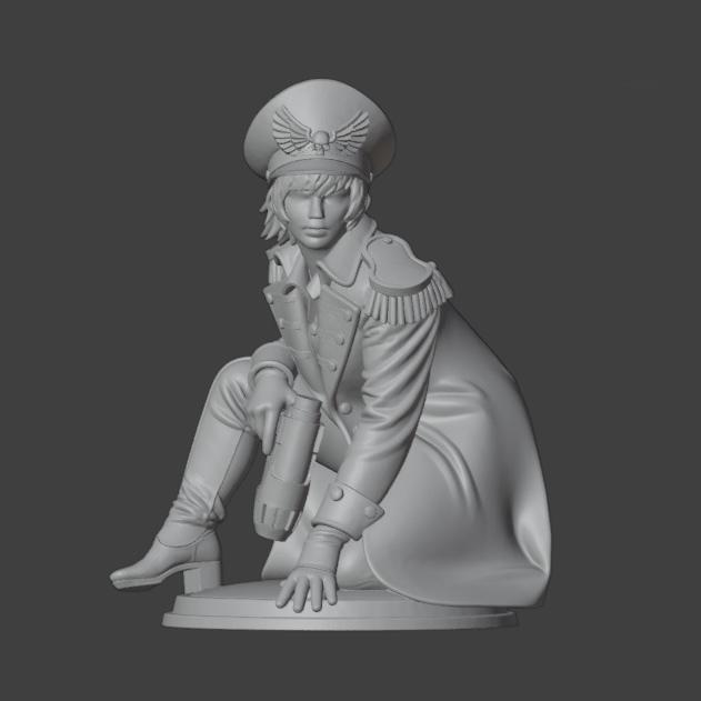 Commissar LaSombra miniature