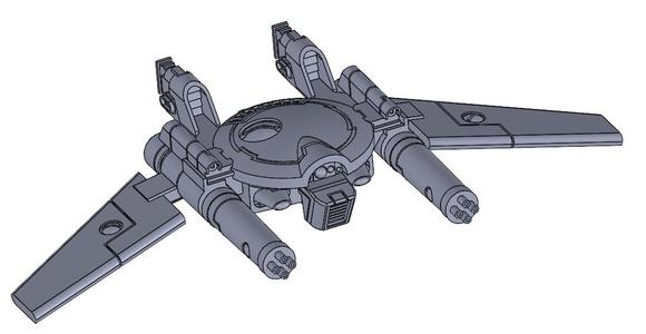 WH Remora drone static model