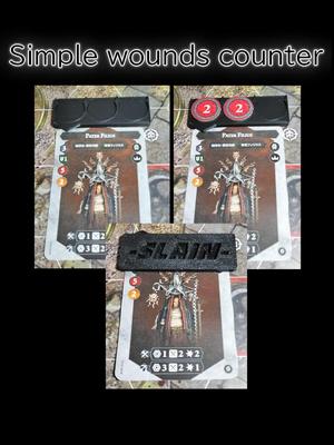 A simple wounds counter for the  Underworlds
