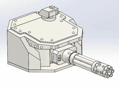 Raider Pattern Hull Mounted Gun Casemates (Supported)