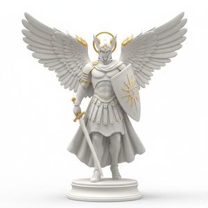 Grand Archangel of Light – Majestic Celestial Warrior 3D Printable Sculpture