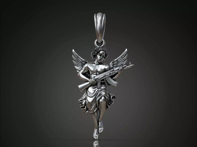 Angel defender pendant