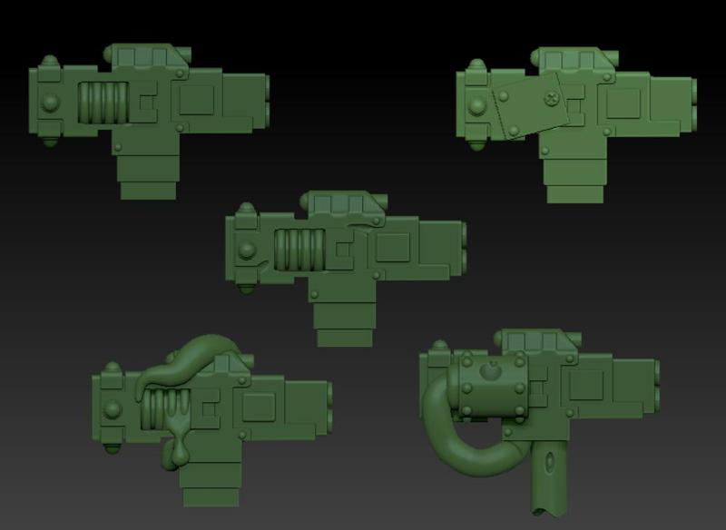 Rad Pistols for Nurgle troops