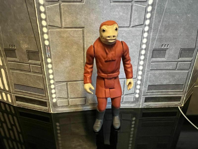 STAR WARS VINTAGE TAKEEL ACTION FIGURE, CANTINA ALIEN CUSTOM KENNER, HASBRO, 3.75", 1/18, 5POA
