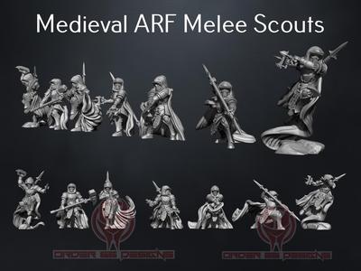 Medieval ARF Melee Scouts Squad - Legion Scale