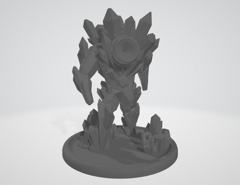 Rune Crystal Golem (Custom from ClayRade Crystal Golem)