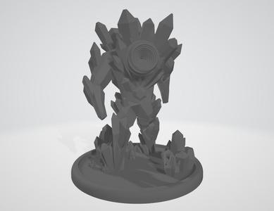 Rune Crystal Golem (Custom from ClayRade Crystal Golem)
