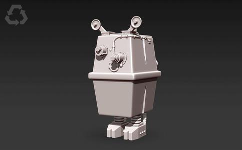 Gonk Droid VC167 - 3D Print STL - Star Wars Legion and 3.75 Action Figure Scales